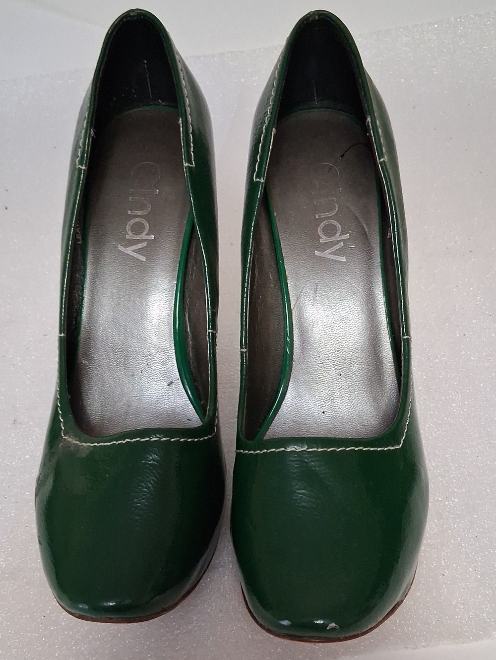 Women's Funky Forest Green Pumps
